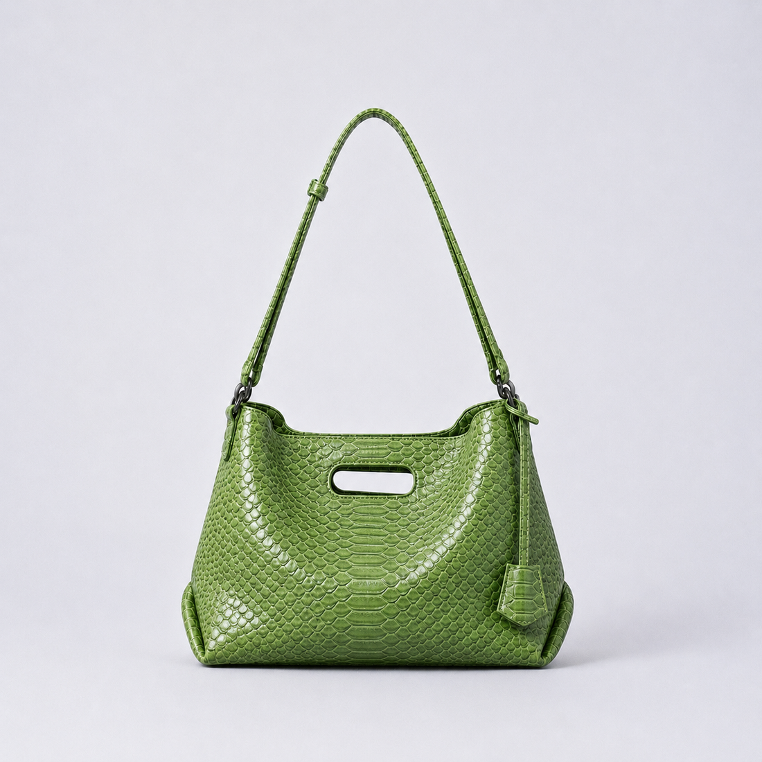 LeatherLikee Tote Bag｜Verdant Python™ LeatherLikee textured leather bag