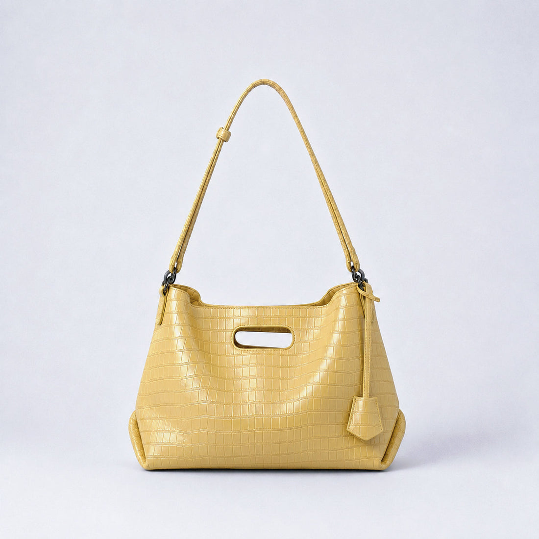 Tote Bag｜Croc Cell™ Sand Glow LeatherLikee material-first bag