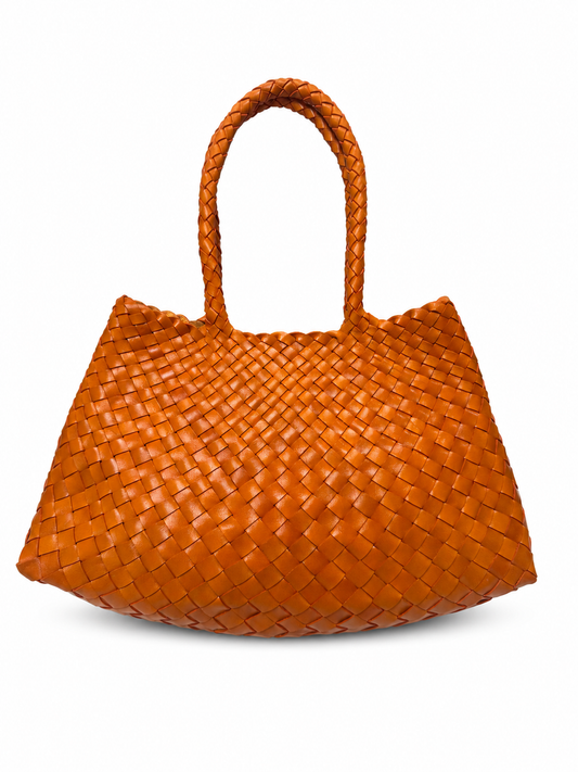 LeatherLikee Woven Tote Bag｜Sunset Resin Wax™ - Main product image