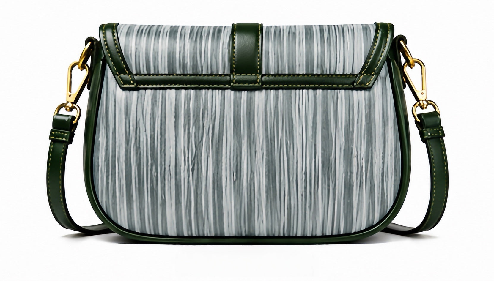 Frost Vein™ Textured Leather Shoulder Bag