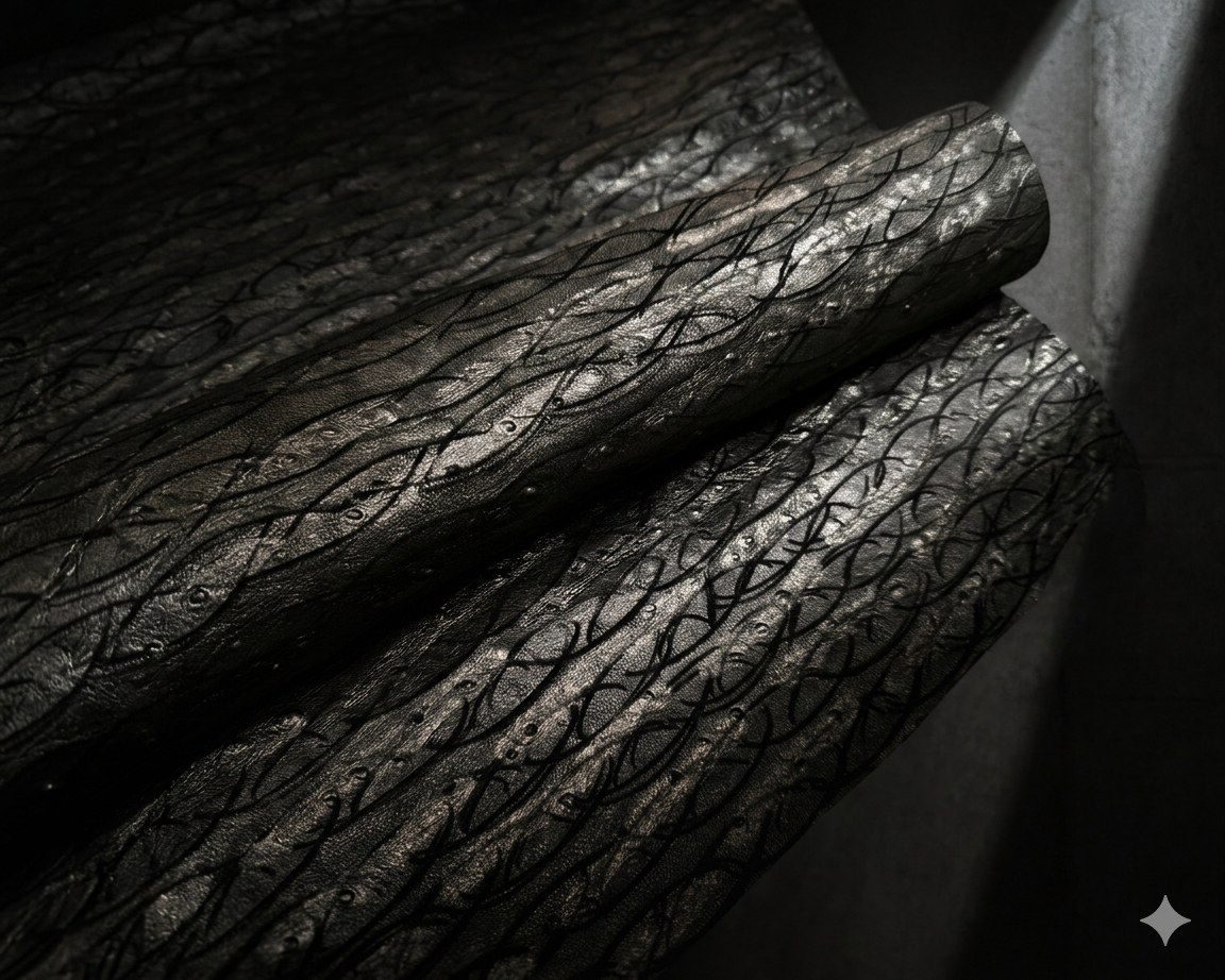 LeatherLikee Surface Archive presenting experimental leather textures and material stories