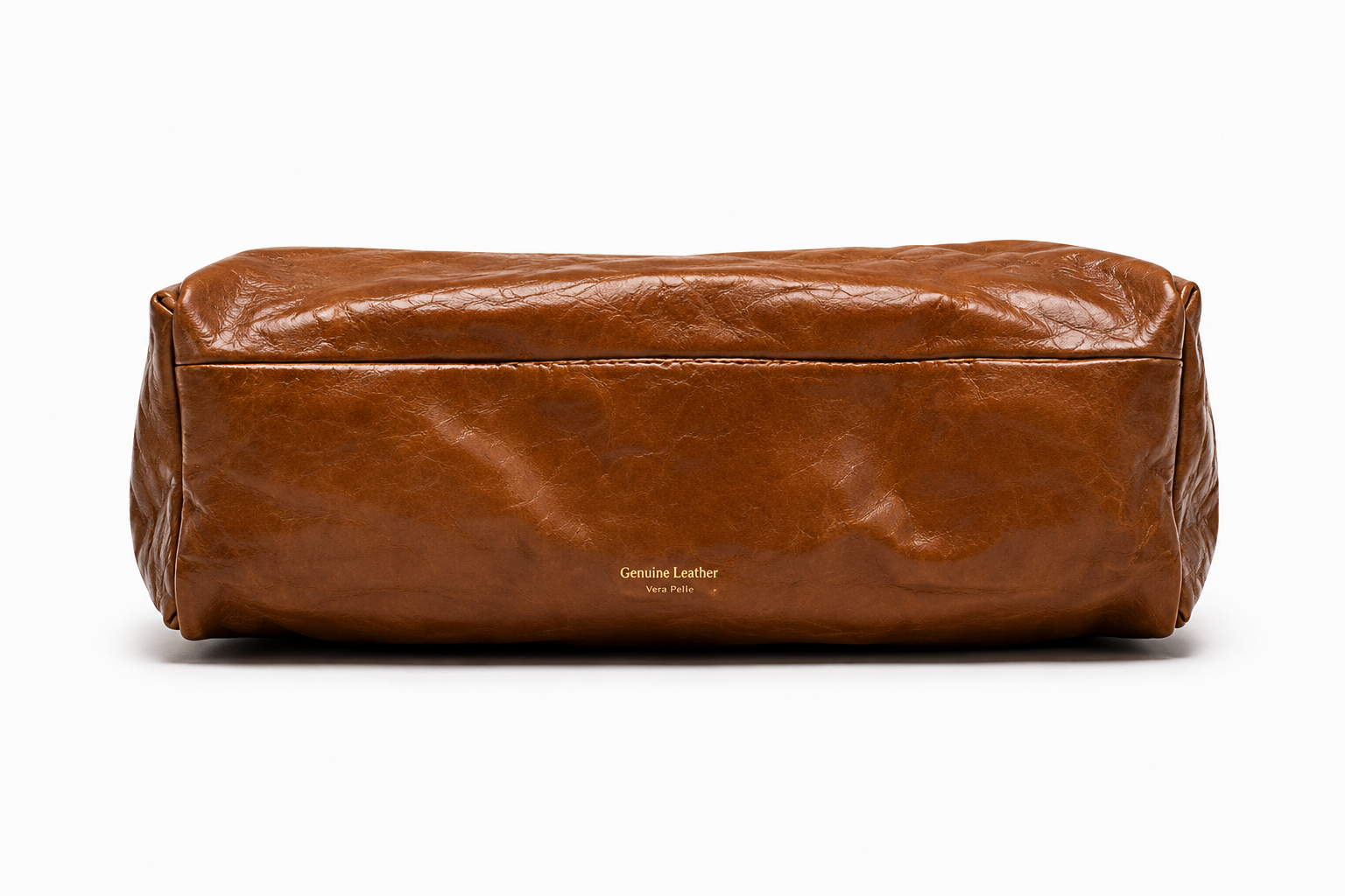 Wrinkle Veil™ Textured Leather Shoulder Bag