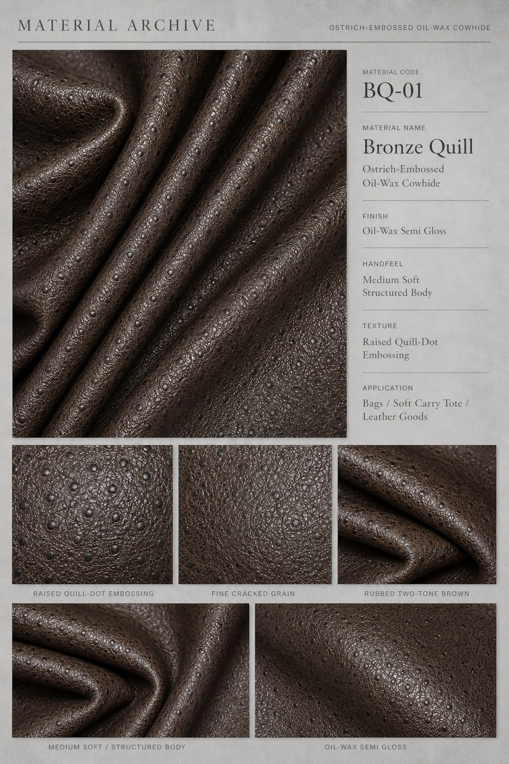 LeatherLikee Tote Bag｜Bronze Quill™