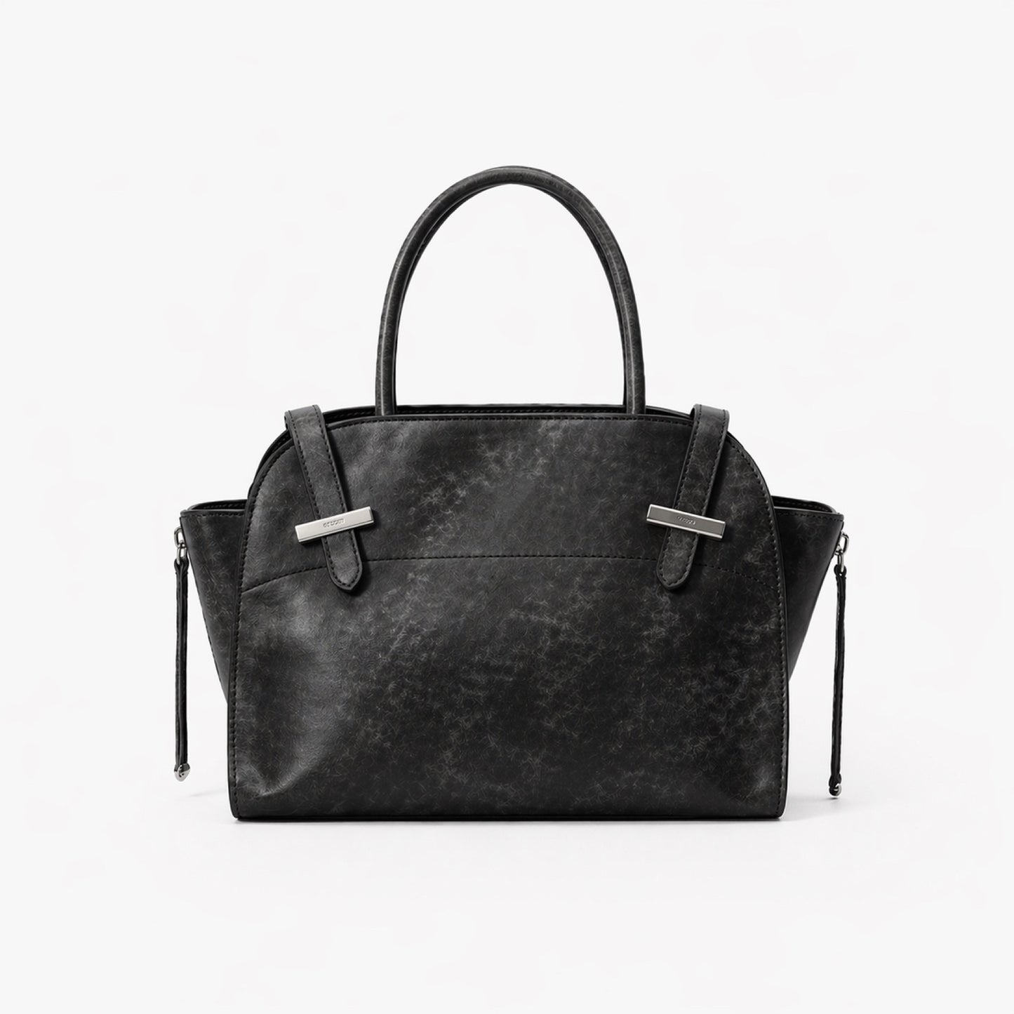 Lotus Grain™ Small Textured Leather Tote Bag with textured leather surface
