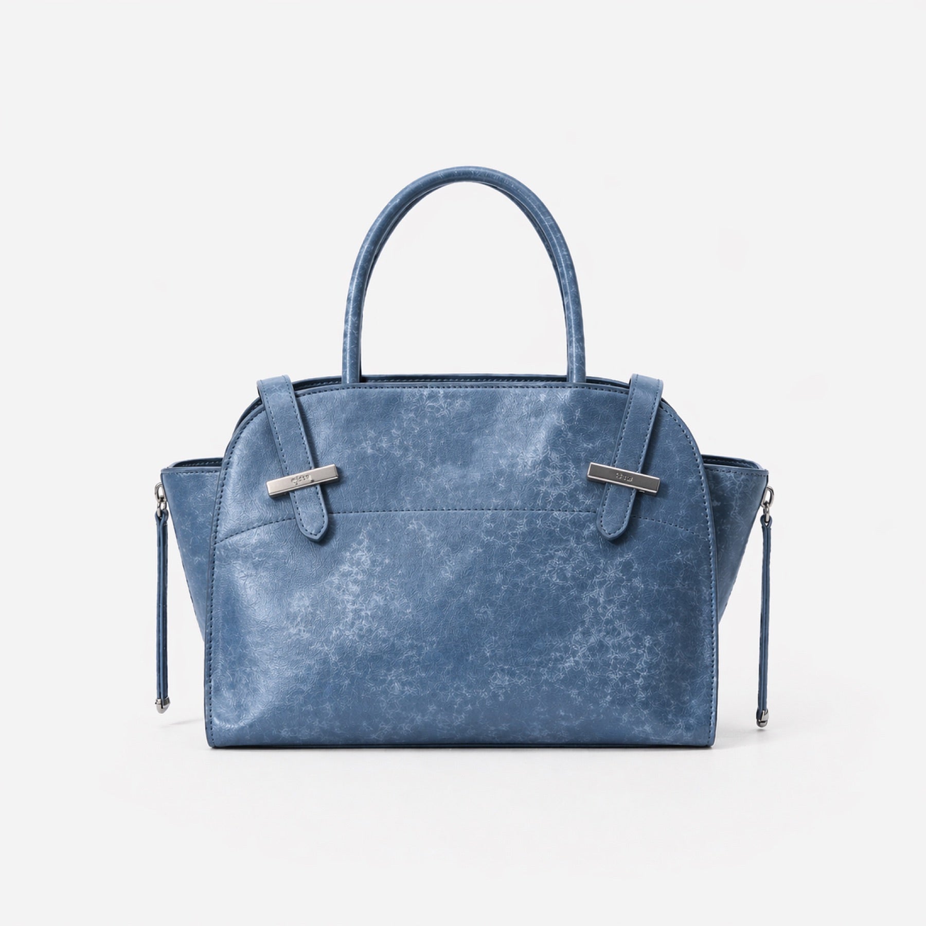 Lotus Grain™ Small Textured Leather Tote Bag with textured leather surface