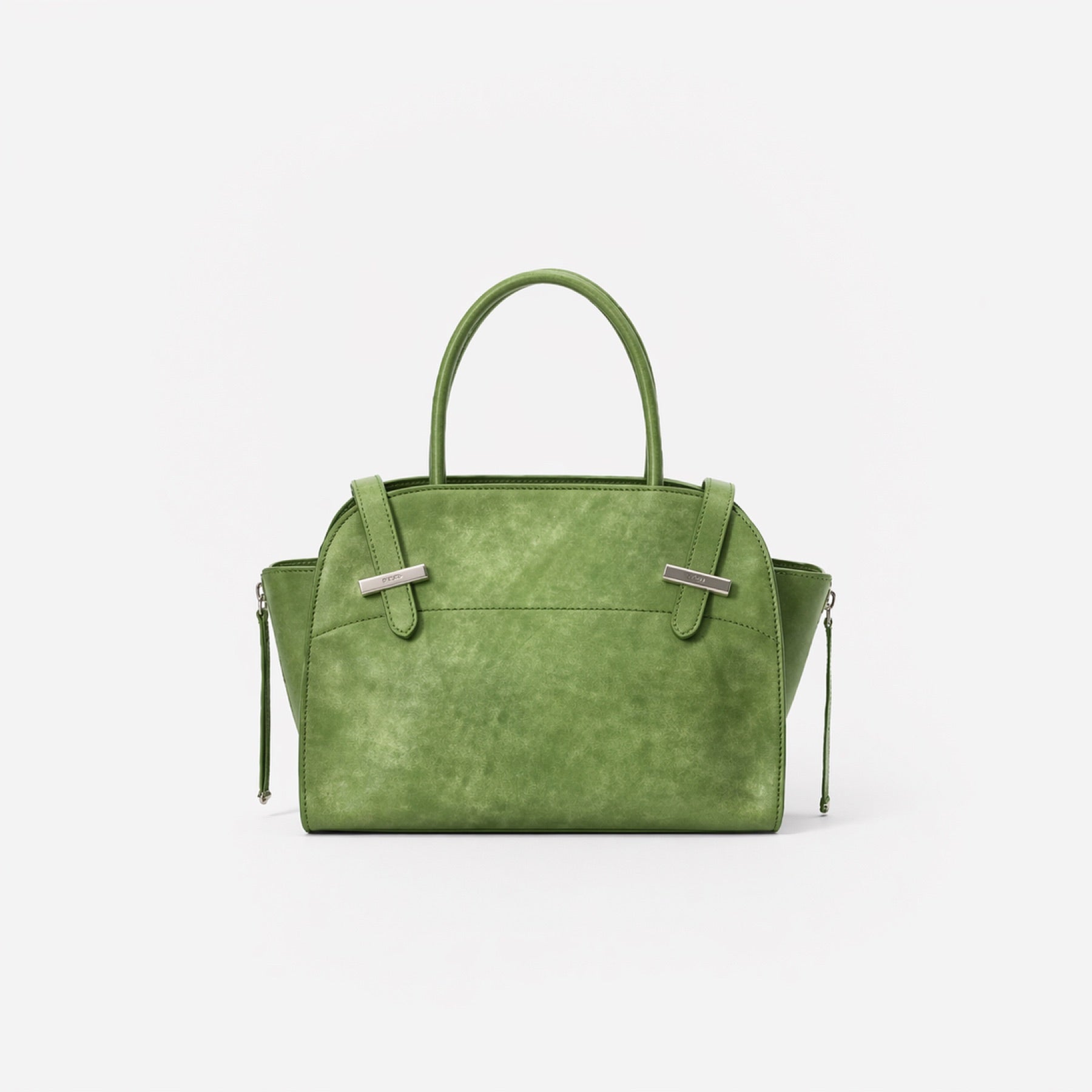 Lotus Grain™ Small Textured Leather Tote Bag with textured leather surface
