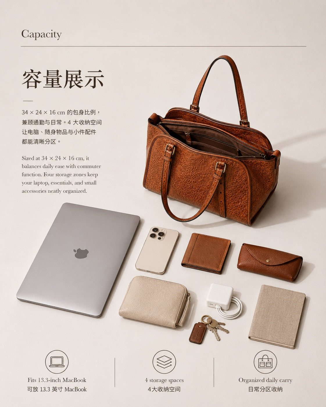 LeatherLikee Yuanbao Bowling Bag
