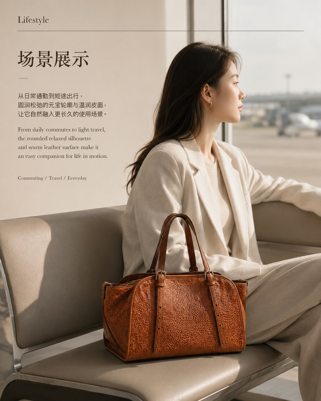 LeatherLikee Yuanbao Bowling Bag