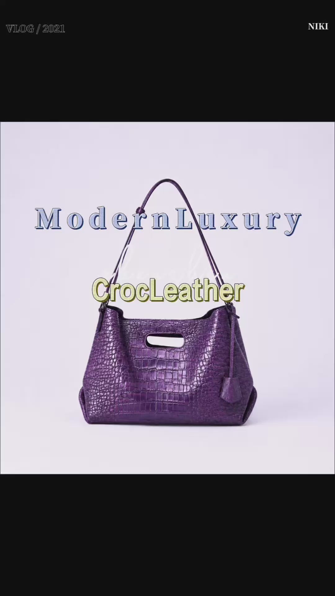 LeatherLikee Tote Bag｜Croc Cell™ RC-02 product video