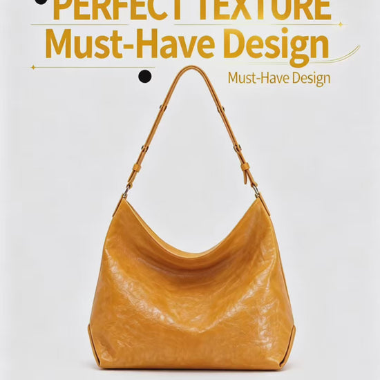 LeatherLikee Hobo Bag｜Wrinkle Veil™ product video