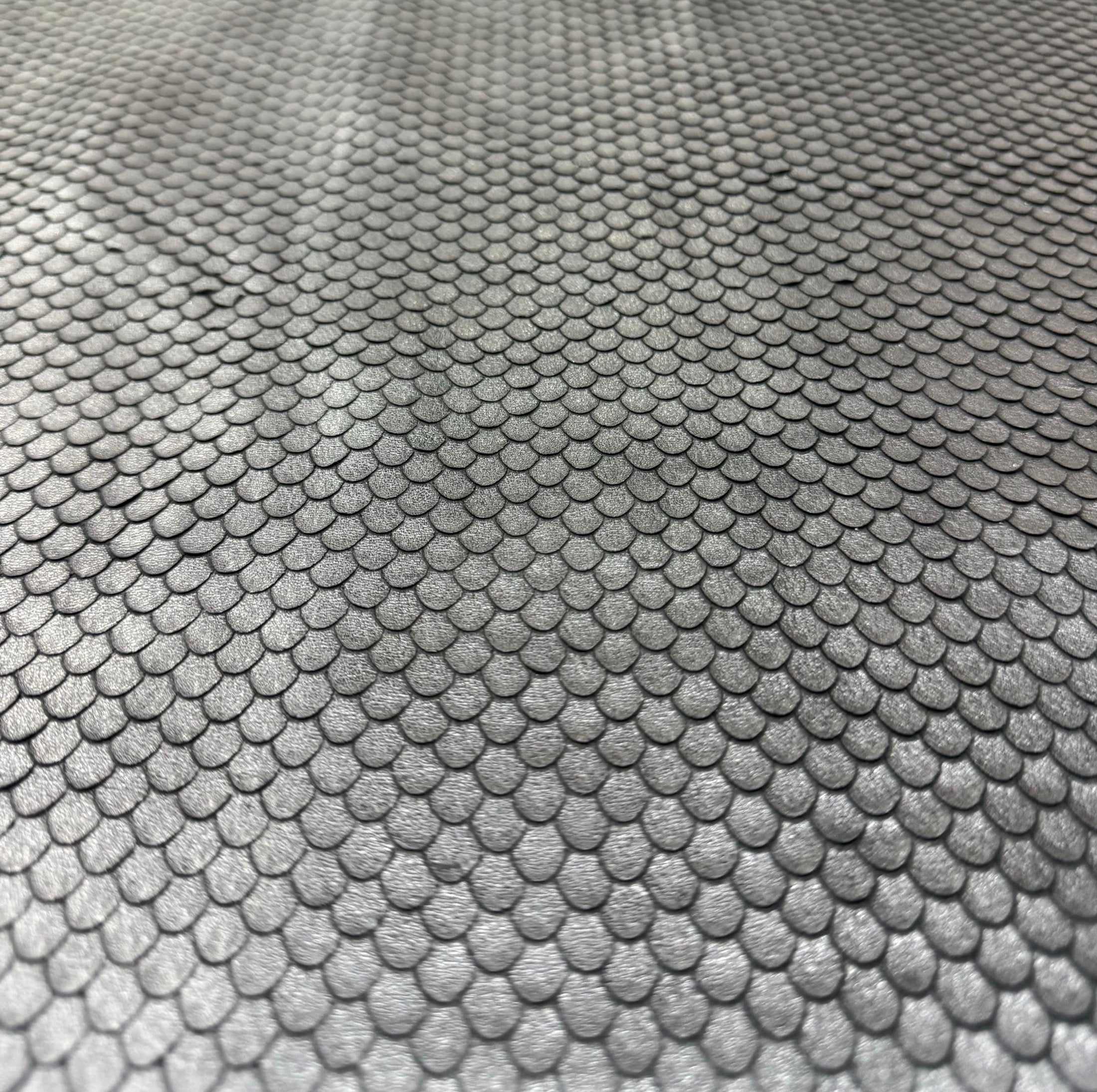 AS-01 Abyss Scale fish scale embossed leather texture