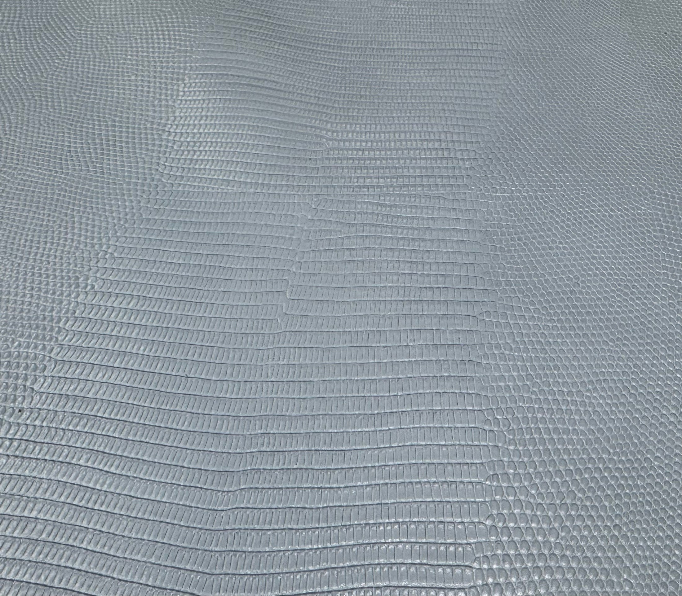 LG-01 Lizard Grid embossed lizard texture leather