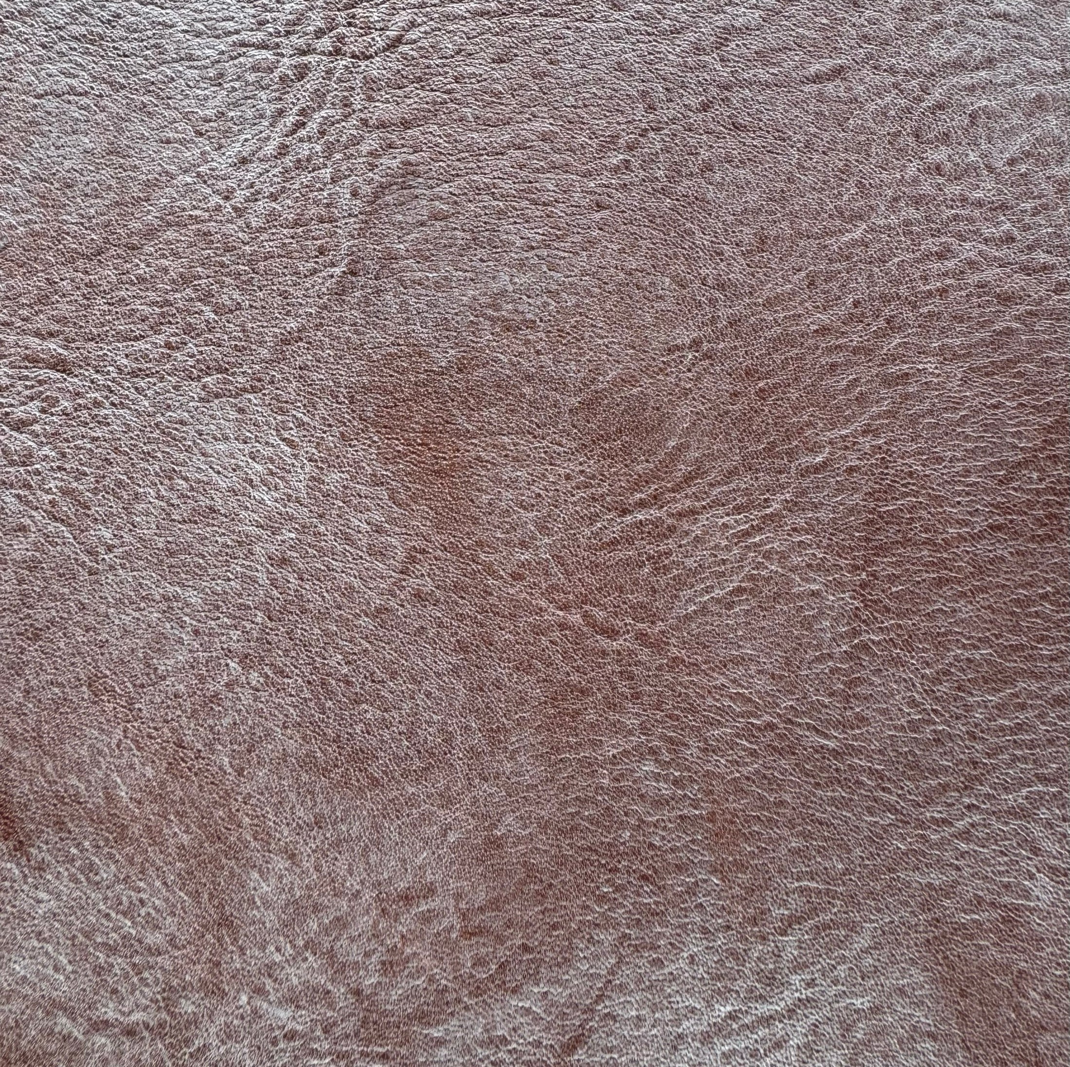 MW-01 Mist Wax leather with soft matte wax finish and natural grain