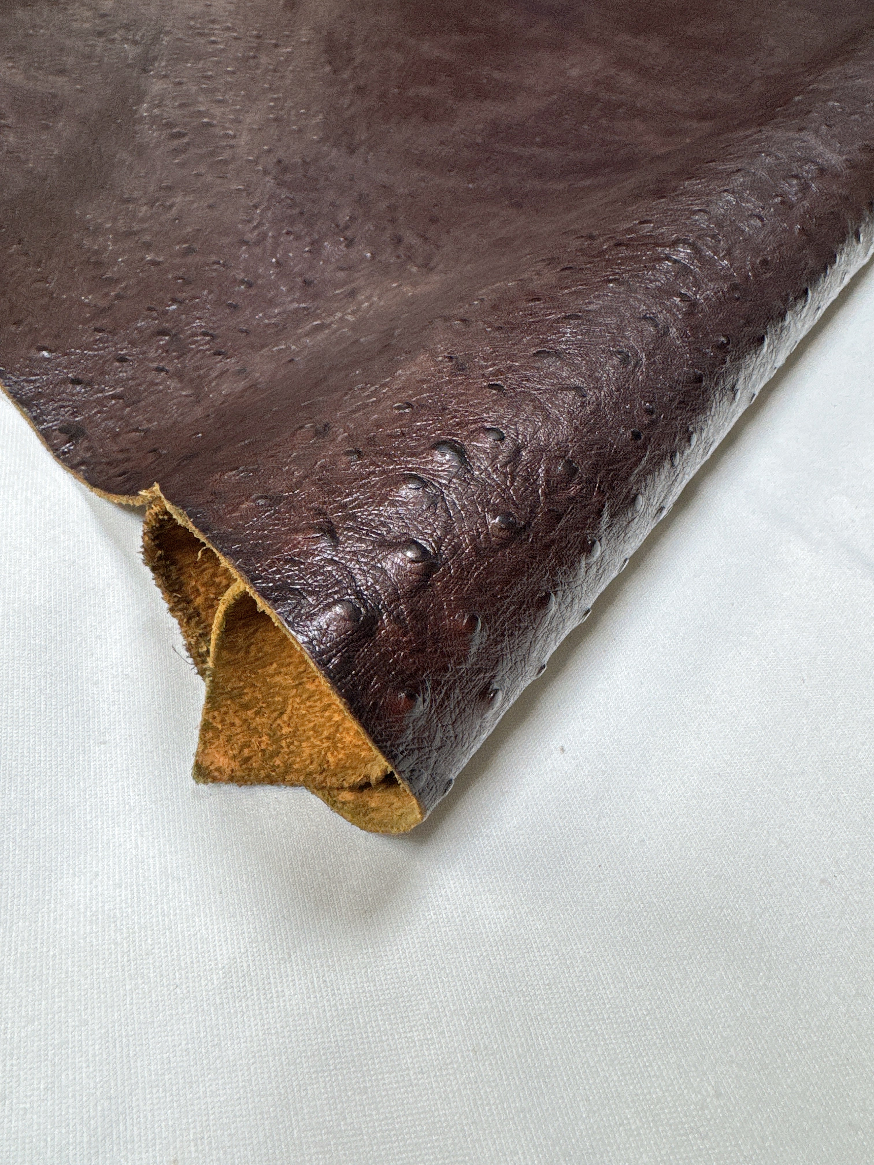 OQ-01 Obsidian Quill Detail 3 leather texture image