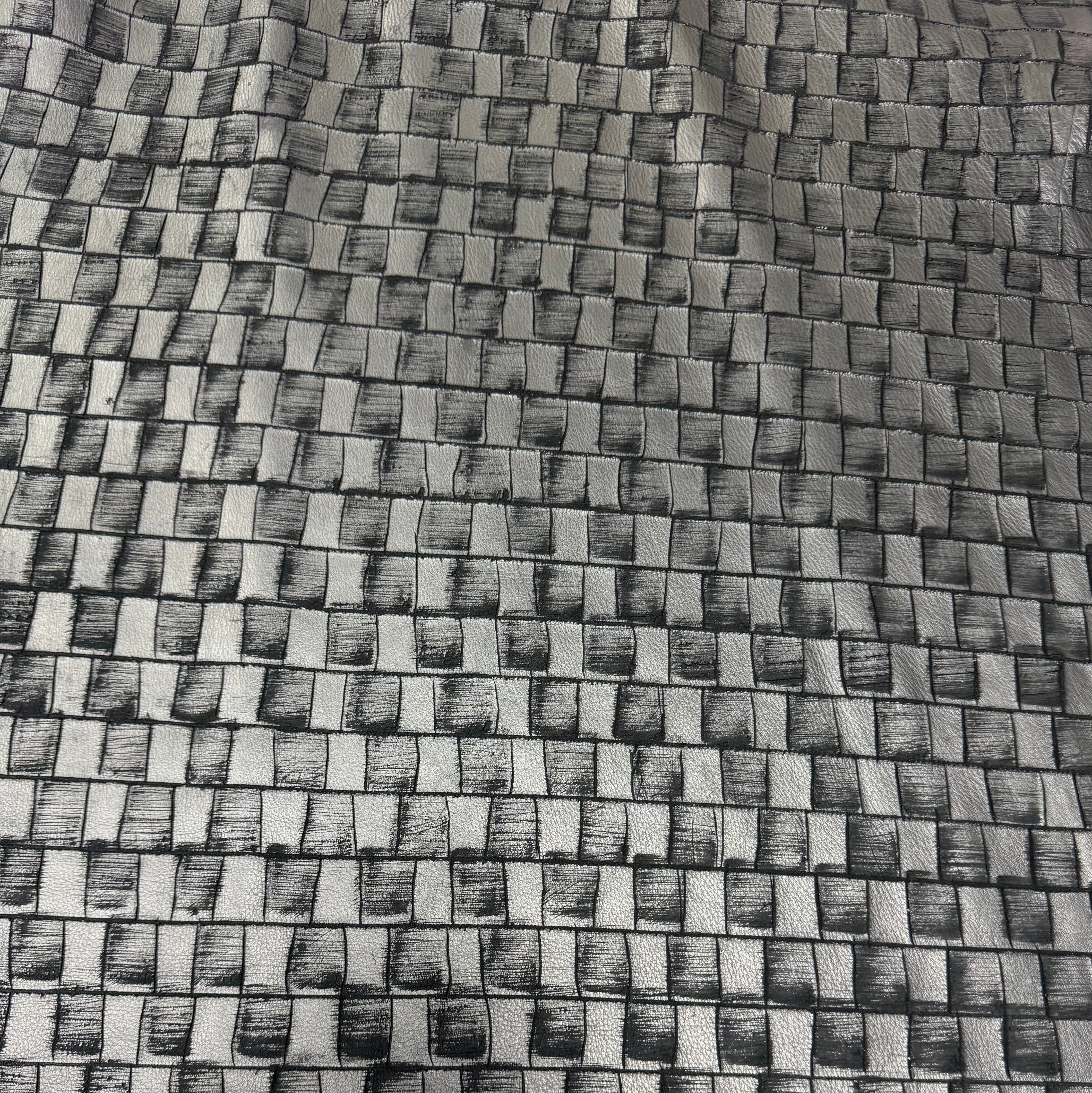 SH-01 Shadow Grid Material Card leather texture image